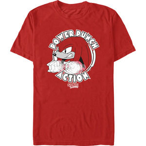 Power Punch Action Sonic The Hedgehog Tshirt